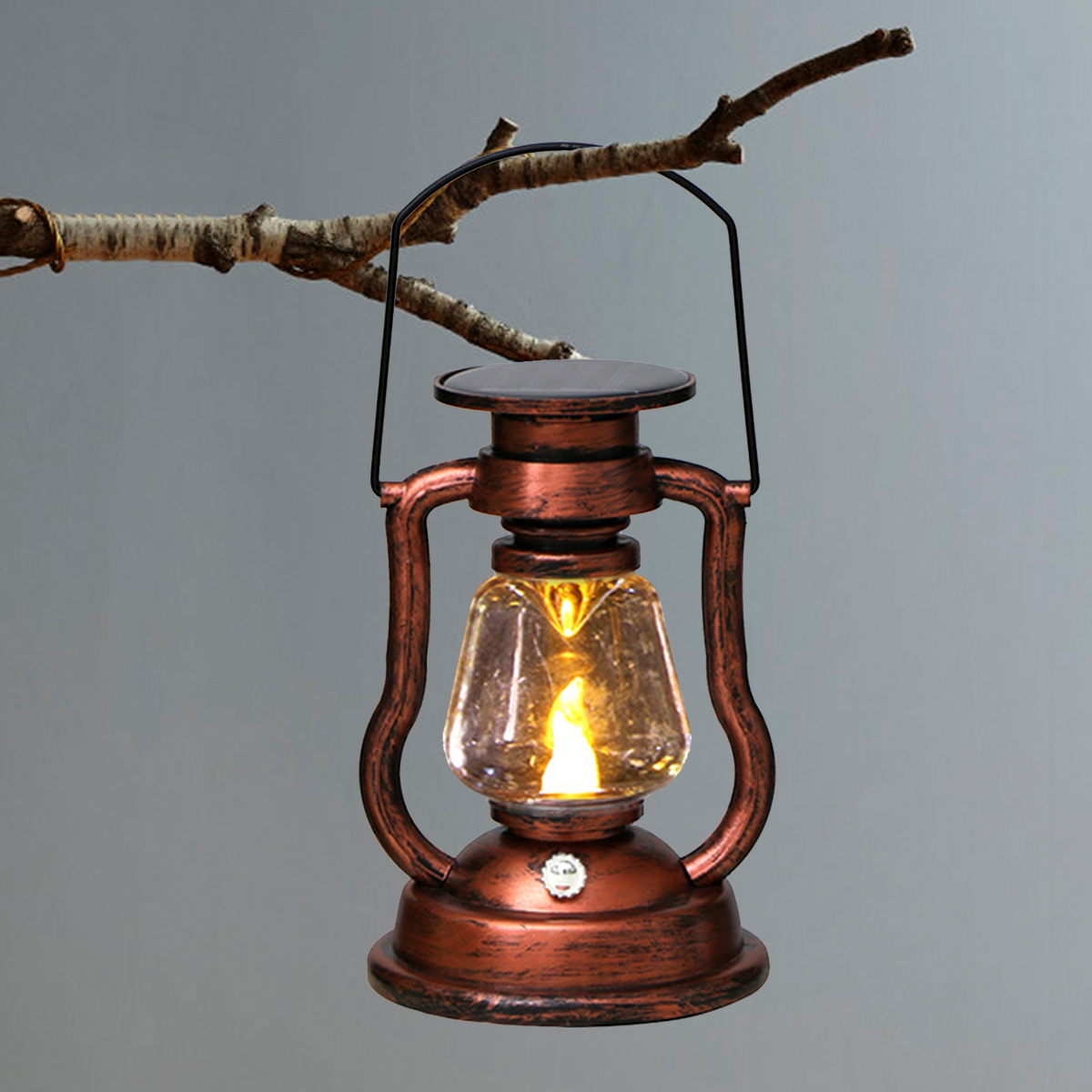 Camping Solar Lantern - ヴィンテージランタンポータブルキャンプライト屋外吊り下げトラベルライト太陽光発電吊り下げキャンドルライトバーレストラン装飾用