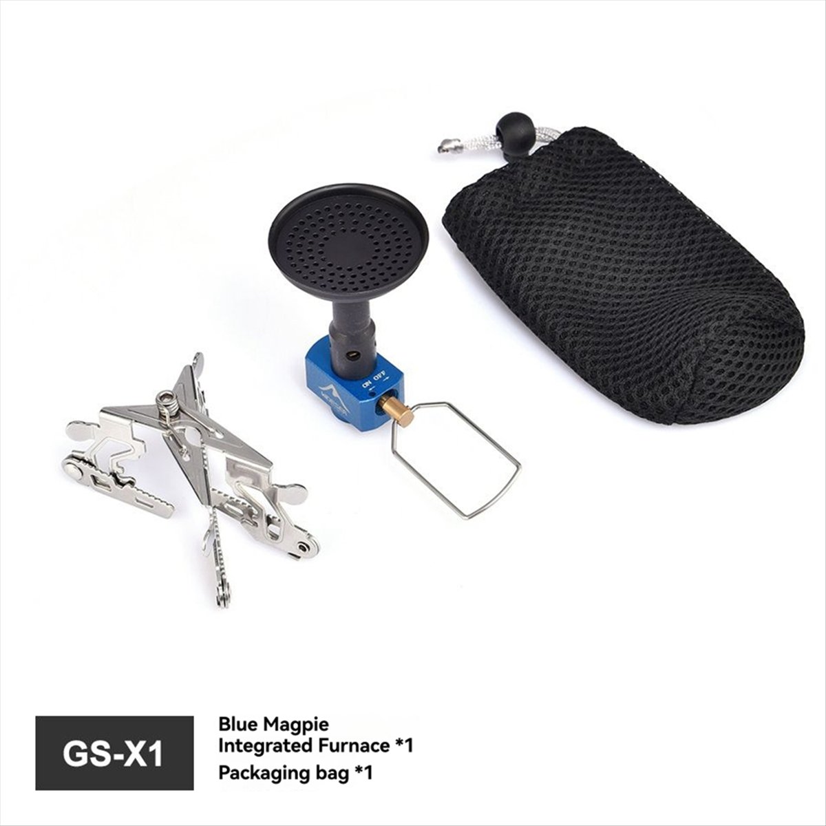 Outdoor Camping Gas Stove - ABJV アウトドアキャンプ用ガスバーナー 3300W イグナイター付き - キャンプやサバイバル用のポータブルストーブ