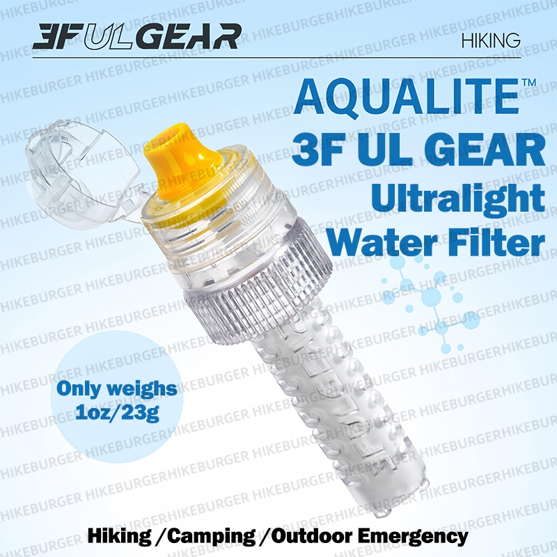 Outdoor Camping Essential Gear - 3F UL GEAR ミニポータブル浄水ボトル浄化装置 アウトドアキャンプ、ハイキング、サバイバル、緊急用浄水器