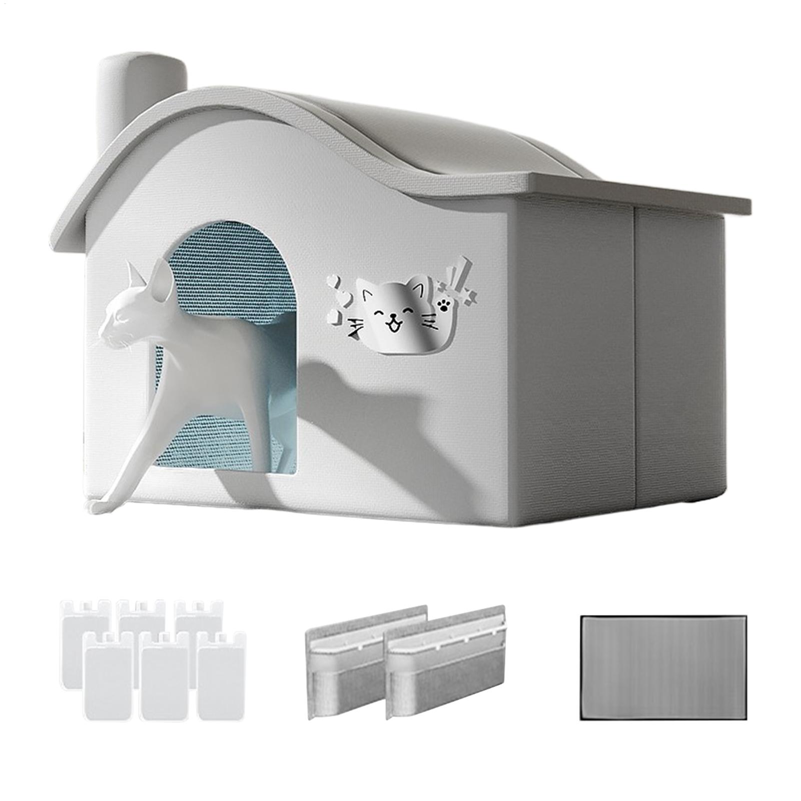 Outdoor Camping Dog Fence - 折りたたみ式夏用小型猫犬用アイスハウスエアコンベッド夏用冷却ツールネスト犬用四季ペットアイスハウス