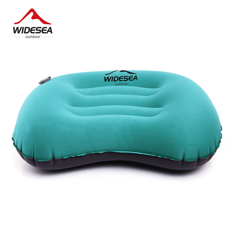 Camp Pillow Compressible - 幅の広いポータブルインフレータブルピロー,折りたたみ式エアクッション,屋外保護,観光用,寝袋