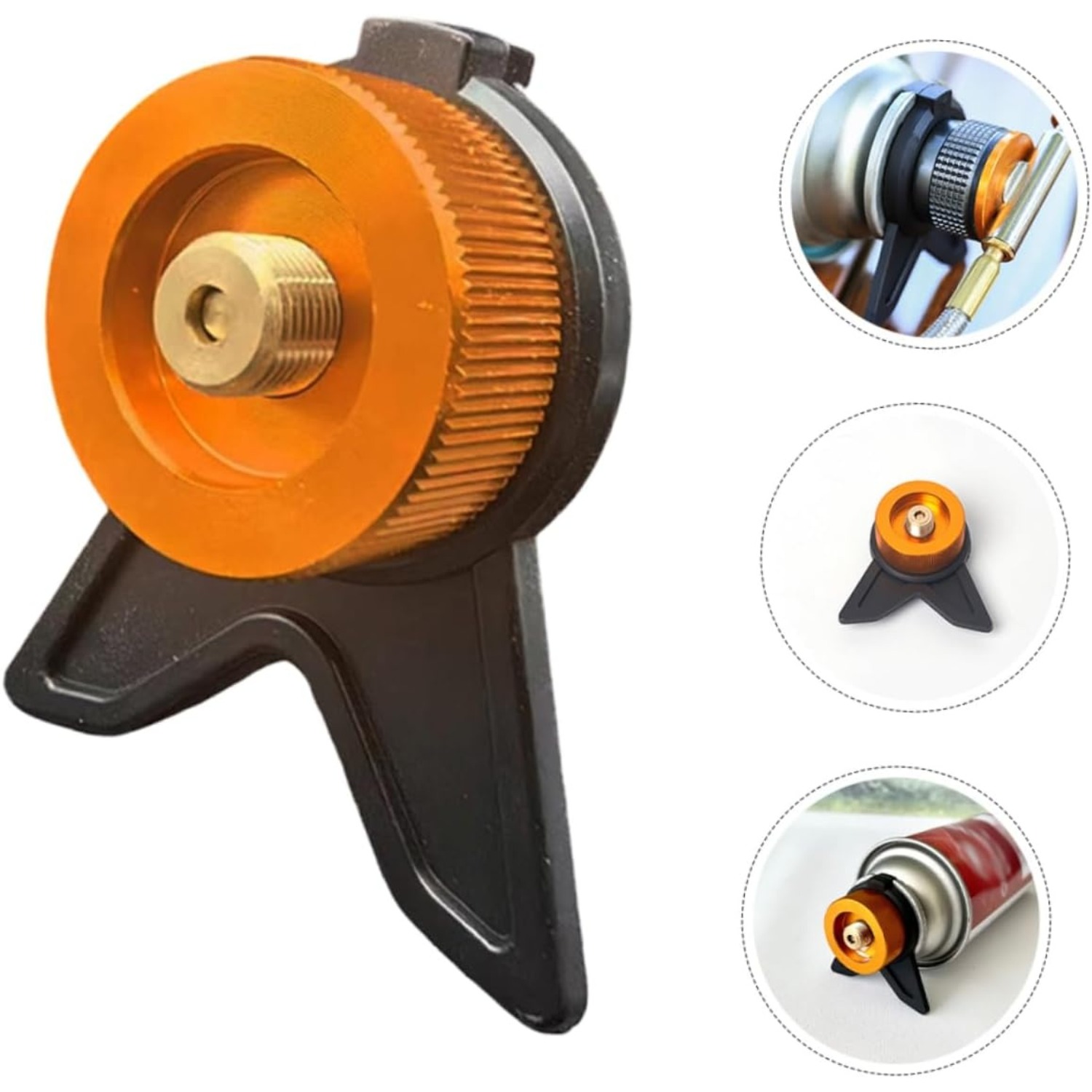 Outdoor Camping Gas Stove - プロパンタンク部品 ガスタンクアダプター キャンプ用品 小型プロパンコンバーター ガス補充ツール ストーブ用