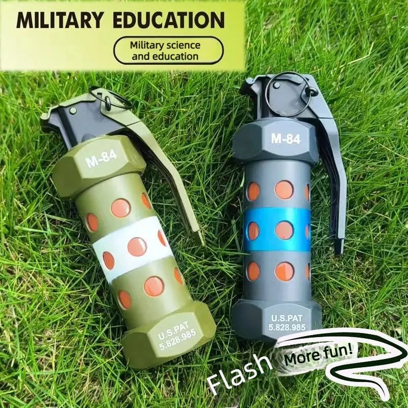 戦術的な M84 ダミー手榴弾モデル ストロボ LED サバ - Outdoor Camping Essential Gear のレビューと価格