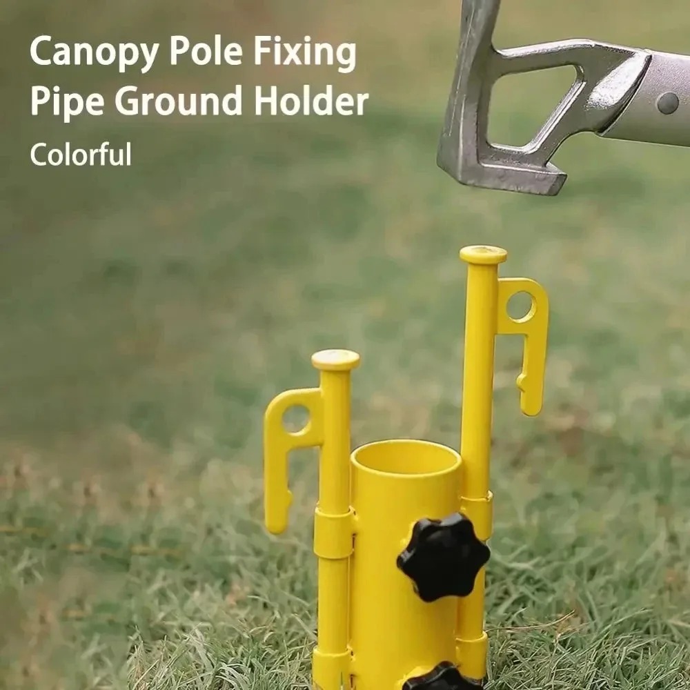 屋外カラー調整可能なキャノピーポールホルダーグランドプラグキ - Travel Outdoor Camping Youtube のレビューと価格