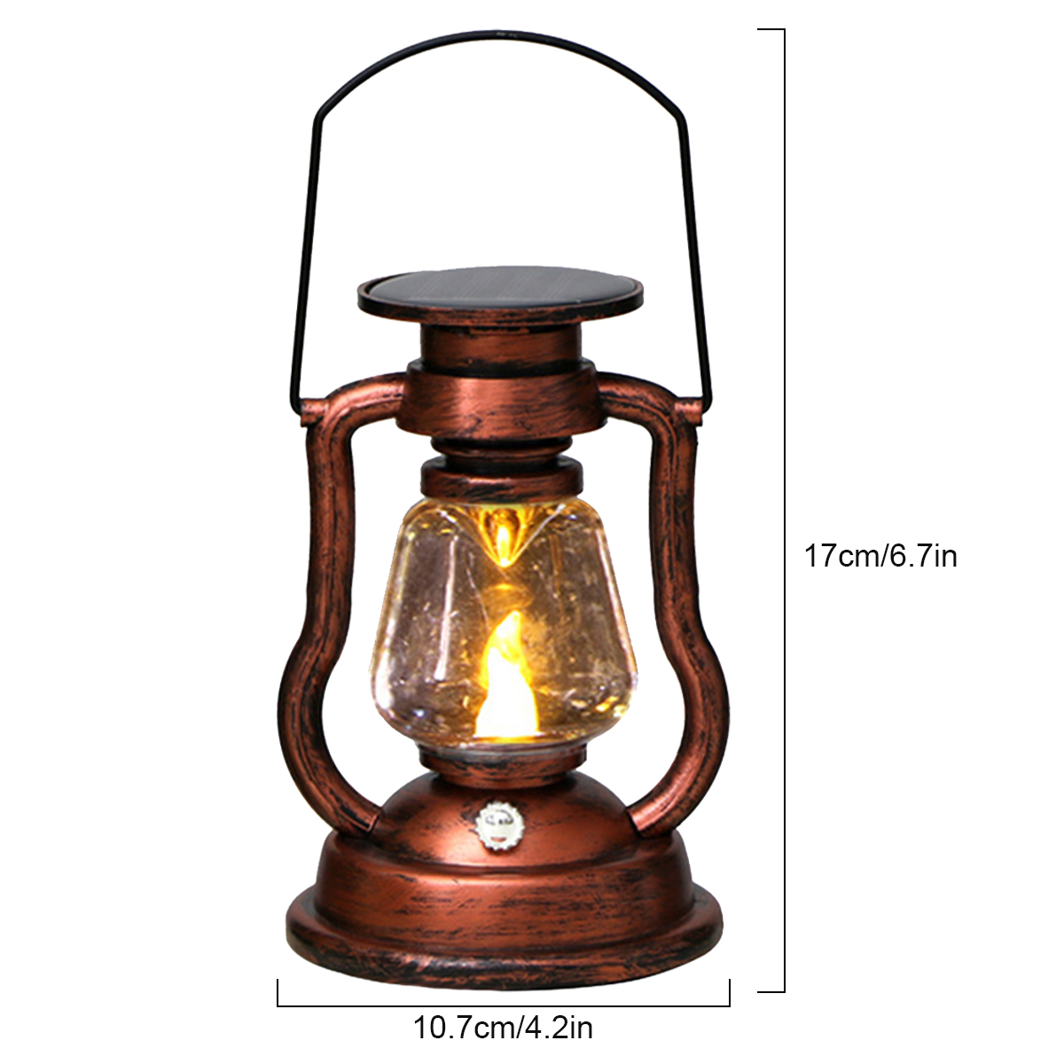 ヴィンテージランタンポータブルキャンプライト屋外吊り下げトラ - Camping Solar Lantern のレビューと価格