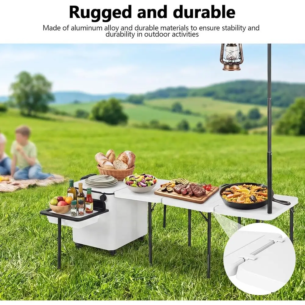 持ち運び可能な折りたたみ式キャンプキッチンステーション（ホイ - Kitchen Outdoor Camping のレビューと価格