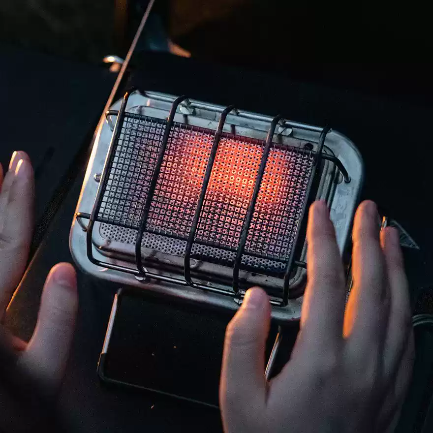 ポータブル2in1キャンプ用ヒーター＆ストーブ、アウトドアガ - Outdoor Camping Gas Stove のレビューと価格
