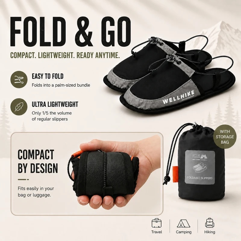 速乾性キャンプスリッパ、ウェーディングスリッパ、折りたたみ式 - Outdoor Camping Slippers のレビューと価格