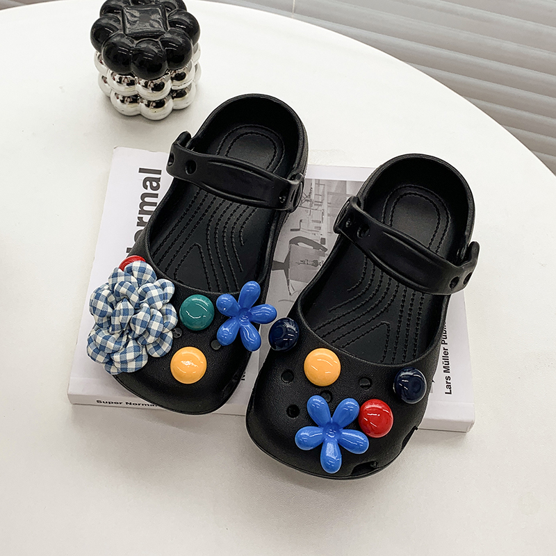 女の子用の装飾的なメリージェーンホールシューズ、軽量で通気性 - Outdoor Camping Slippers のレビューと価格