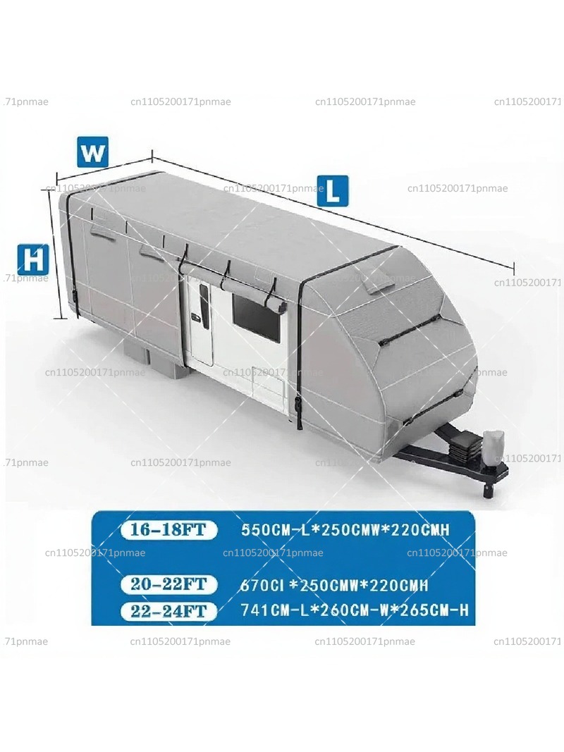 防水オックスフォード生地RVカバー、屋外キャンプ用、トレーラ - Outdoor Camping Wallpaper のレビューと価格