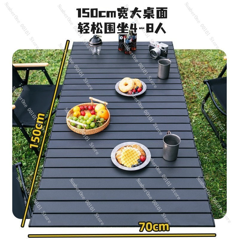 ポータブル屋外折りたたみキャンプテーブルと椅子セットロールア - Outdoor Camping Chairs Folding のレビューと価格