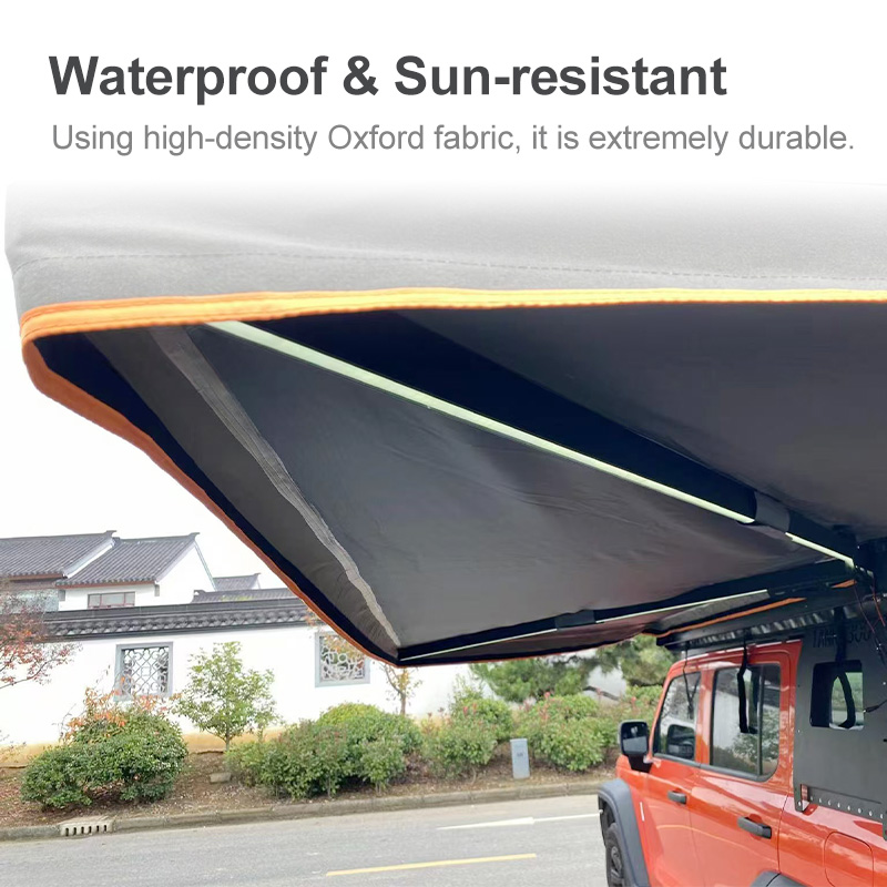 卸売 4WD 270度大型格納式自立型防水リアサイドカーオー - Outdoor Camping Awning のレビューと価格