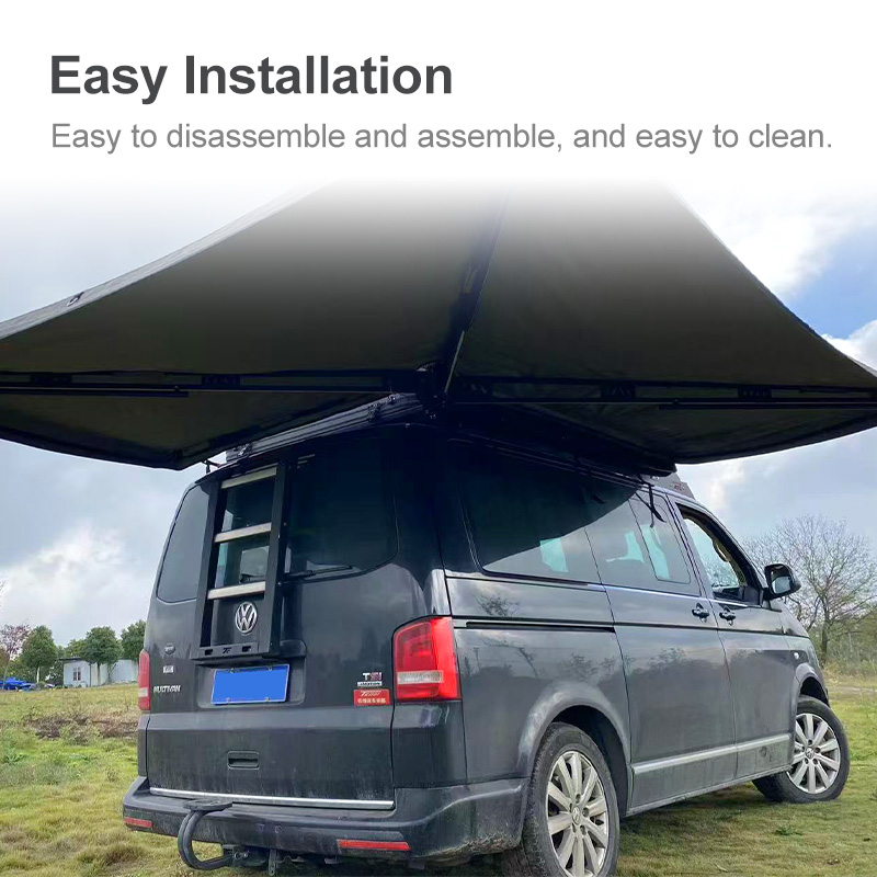 卸売 4WD 270度大型格納式自立型防水リアサイドカーオー - Outdoor Camping Awning のレビューと価格