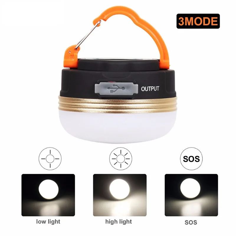 USB充電式LEDキャンプランタン,テントランプ,ポータブル - Camping Solar Lantern のレビューと価格