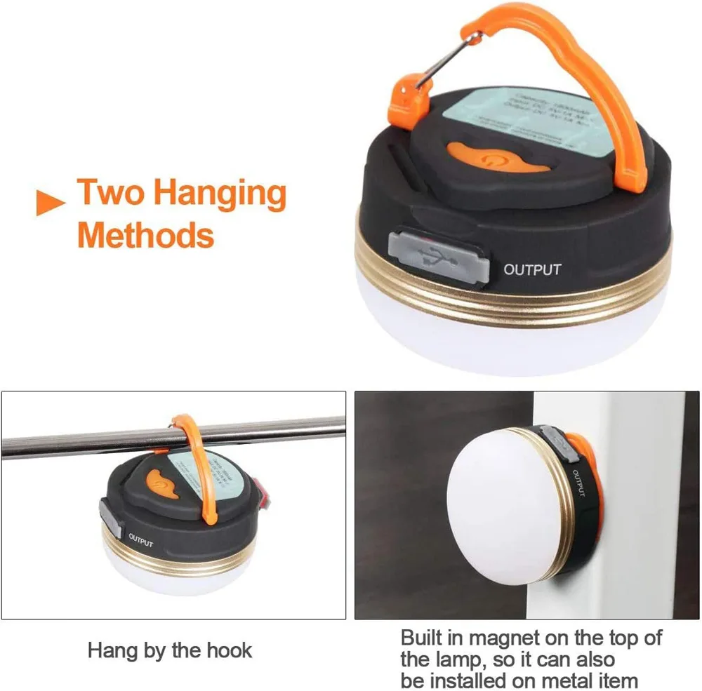 USB充電式LEDキャンプランタン,テントランプ,ポータブル - Camping Solar Lantern のレビューと価格