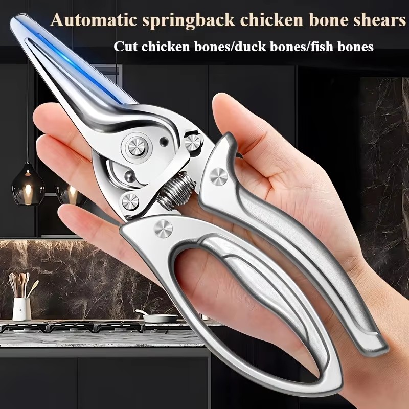 1/2個の頑丈な自動鶏骨カッター - ステンレス鋼製、キッチ - Kitchen Outdoor Camping のレビューと価格