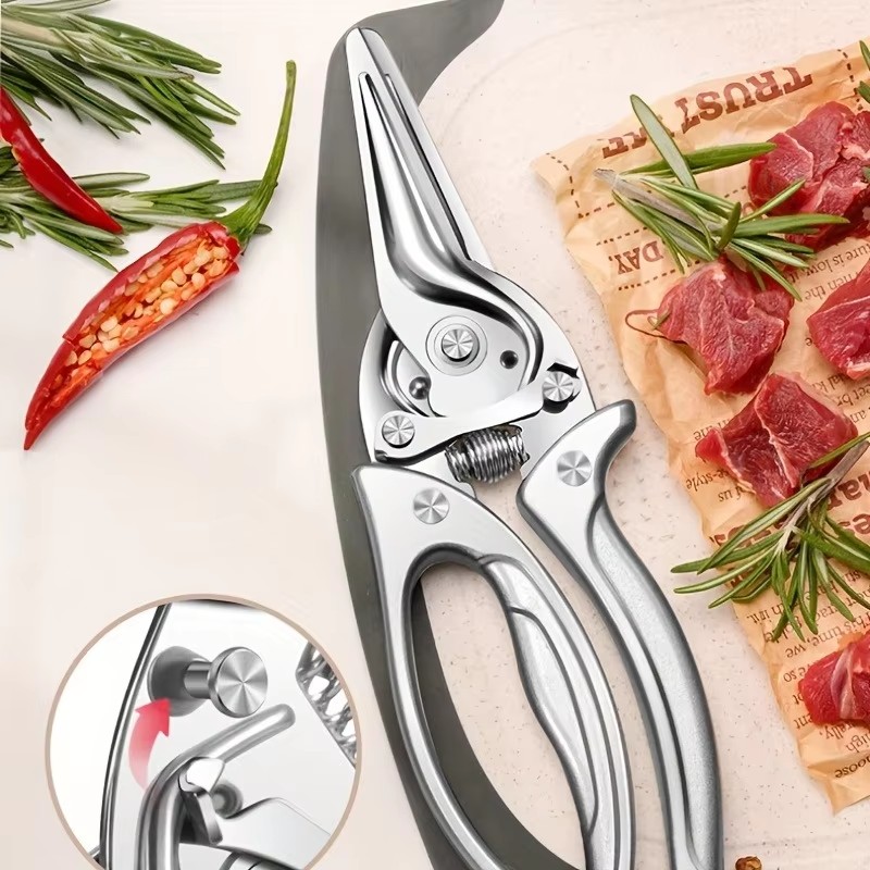 1/2個の頑丈な自動鶏骨カッター - ステンレス鋼製、キッチ - Kitchen Outdoor Camping のレビューと価格