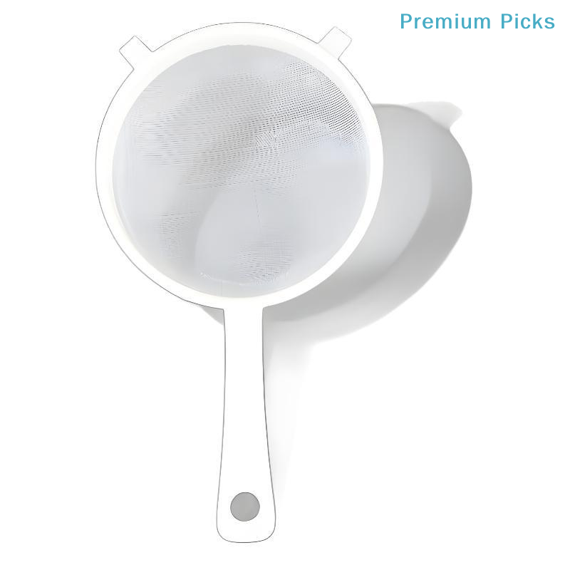 携帯用ハンドヘルドプラスチック製粉ふるい、再利用可能な細かい - Kitchen Outdoor Camping のレビューと価格