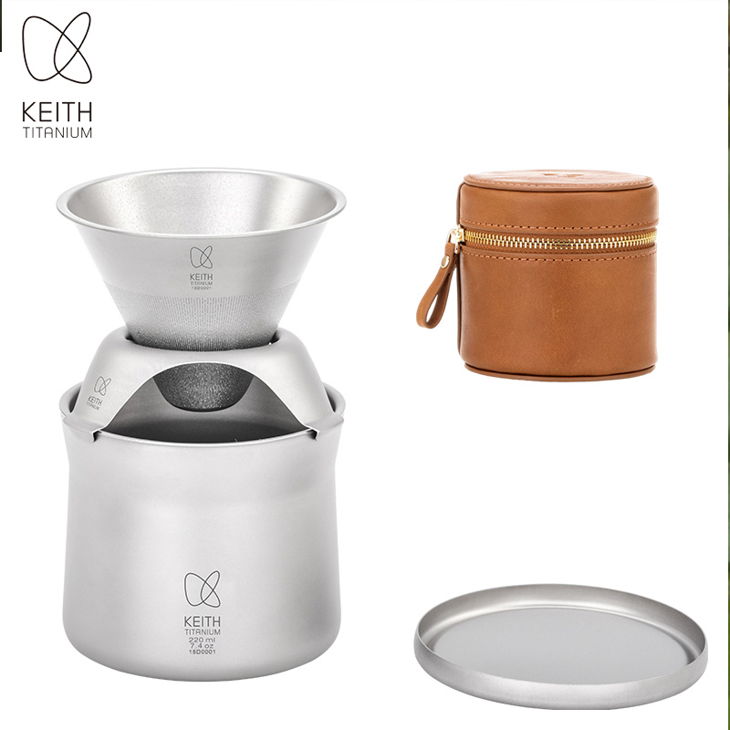 KEITH チタン製ハンドドリップコーヒーセット 220ml - Outdoor Camping Wallpaper のレビューと価格