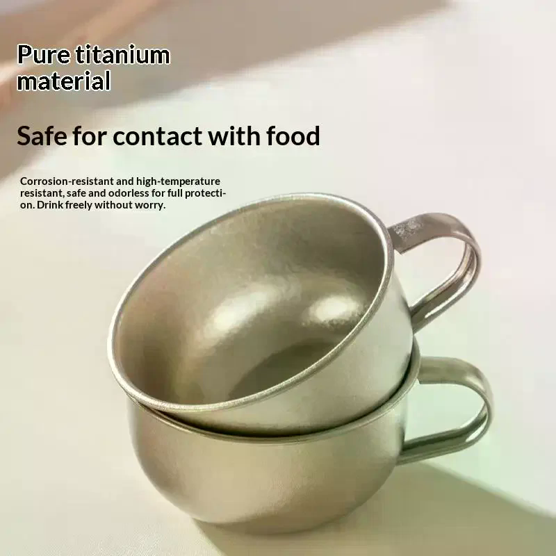 80ml/220ml キャンプ用ウォーターカップ 純チタン製 - Kitchen Outdoor Camping のレビューと価格