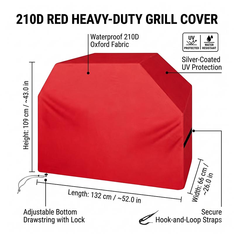 210D BBQカバー 防塵 防水 厚手 アウトドア グリル - Outdoor Camping Bbq のレビューと価格