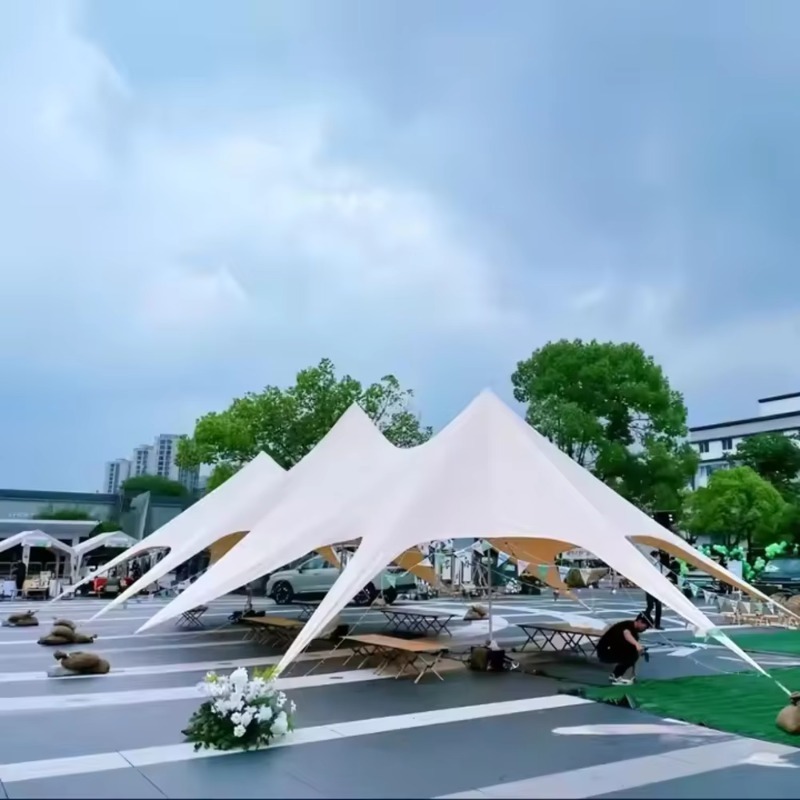 モダンなサンシェード付きポータブルカスタム屋外大型シングルポ - Outdoor Camping Show のレビューと価格