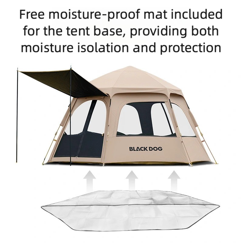ブラックドッグアウトドア六角形テント、自動折りたたみと迅速な - Outdoor Camping Dog Fence のレビューと価格