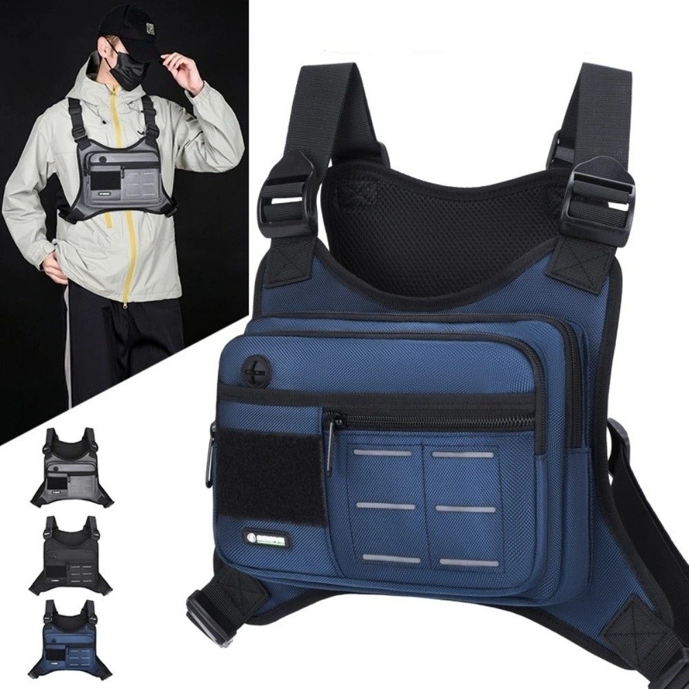 アウトドアナイロンスポーツベストバックパック軽量ヒップホップ - Outdoor Camping Show のレビューと価格