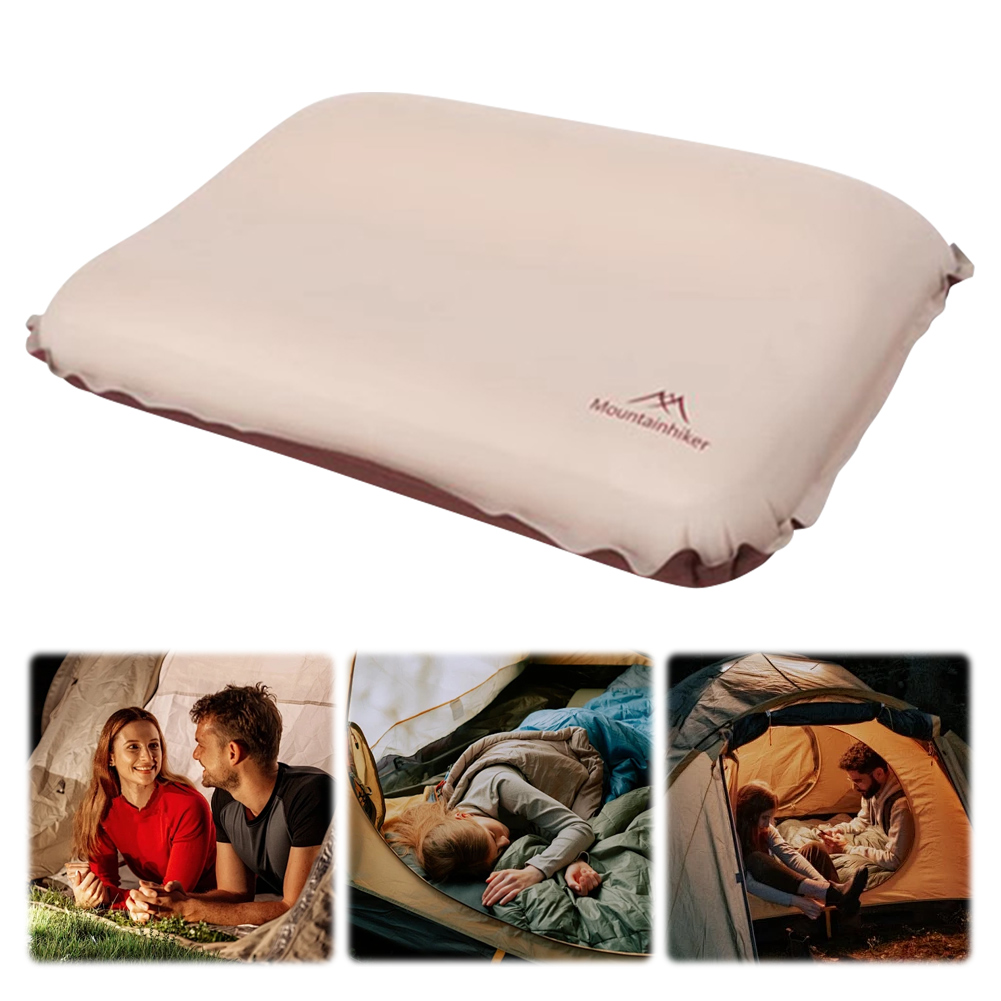 超軽量インフレータブル枕高反発キャンプ用エア枕人間工学に基づ - Camp Pillow Compressible のレビューと価格