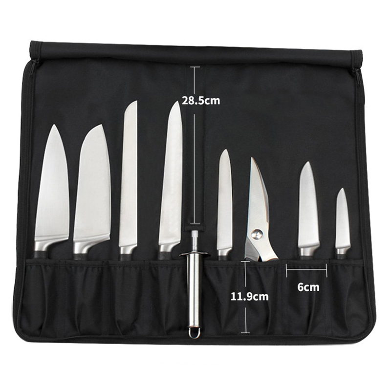 ポータブルナイフロールバッグオックスフォード複数のポケットキ - Kitchen Outdoor Camping のレビューと価格