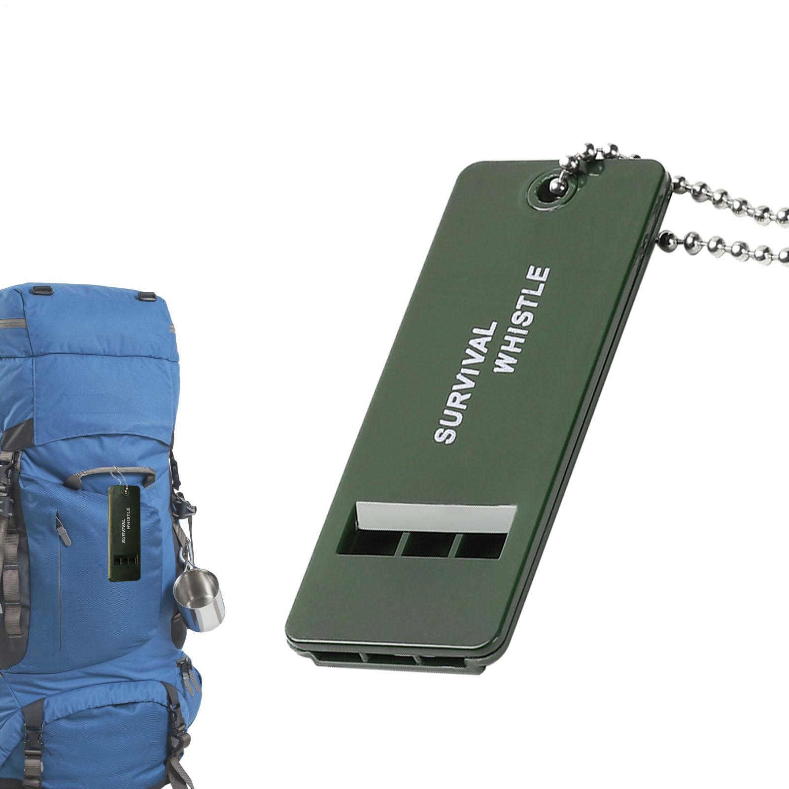 1 個 3 周波数ホイッスル高デシベルサバイバルホイッスル屋 - Outdoor Camping Essential Gear のレビューと価格