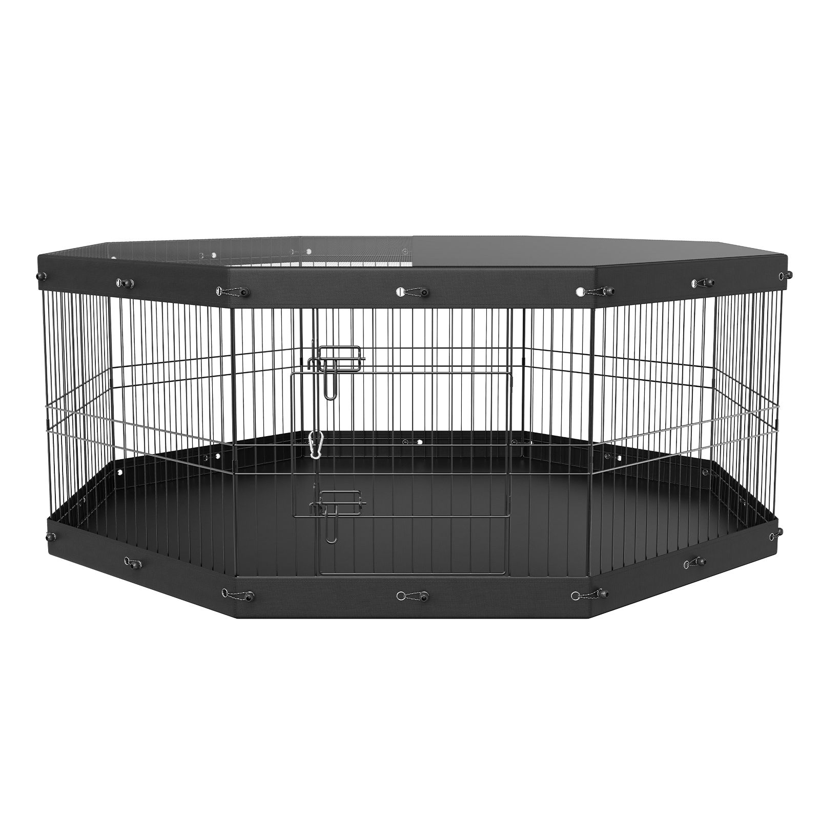 犬用プレイヤード、8パネル折りたたみ式メタルドッグエクササイ - Outdoor Camping Dog Kennel のレビューと価格