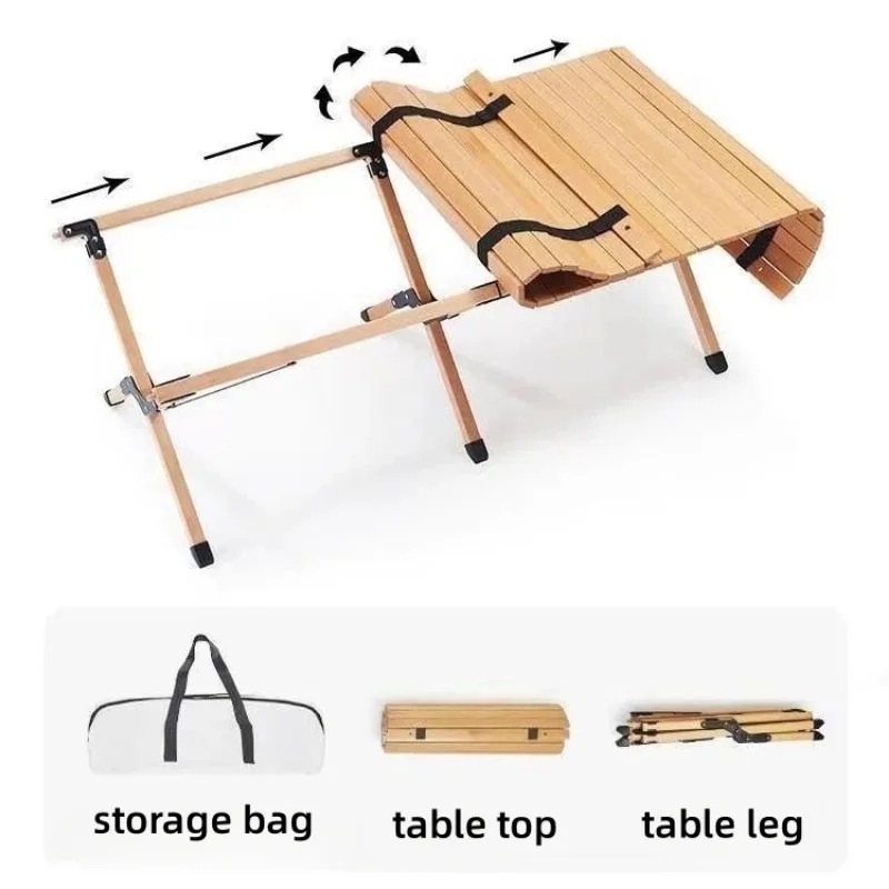バーベキュー キャンプ エッグロール 収納テーブル アウトド - Outdoor Camping Table のレビューと価格