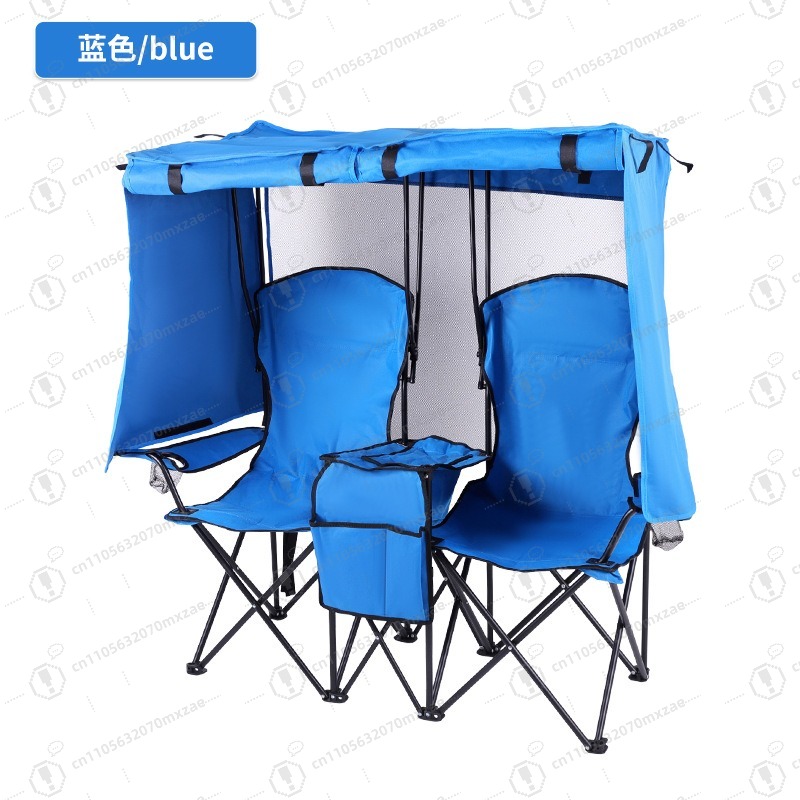 アウトドアキャンプレジャーダブル折りたたみ椅子釣りビーチチェ - Outdoor Camping Chairs Folding のレビューと価格