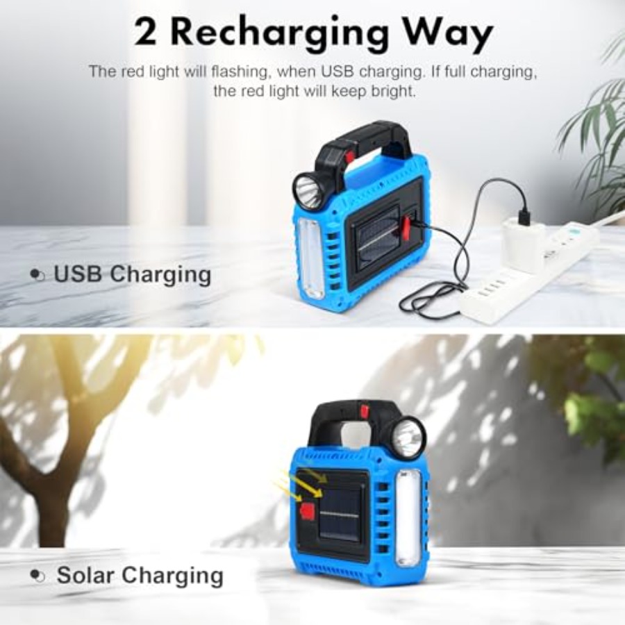 ソーラーランタン LED 懐中電灯 停電用 ポータブル キャ - Camping Solar Lantern のレビューと価格