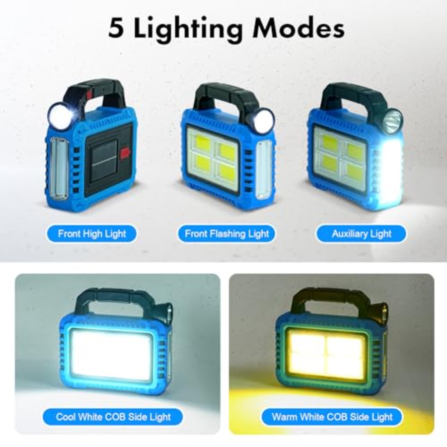 ソーラーランタン LED 懐中電灯 停電用 ポータブル キャ - Camping Solar Lantern のレビューと価格
