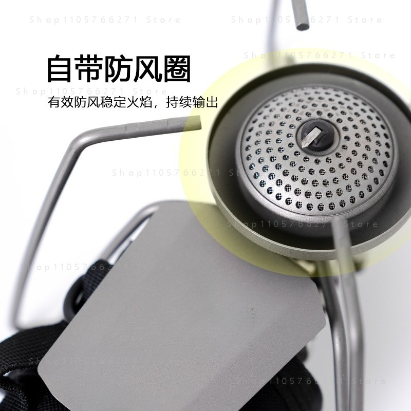 マイクロレギュレーター付きスパイダーストーブ、純チタン製ポー - Outdoor Camping Gas Stove のレビューと価格