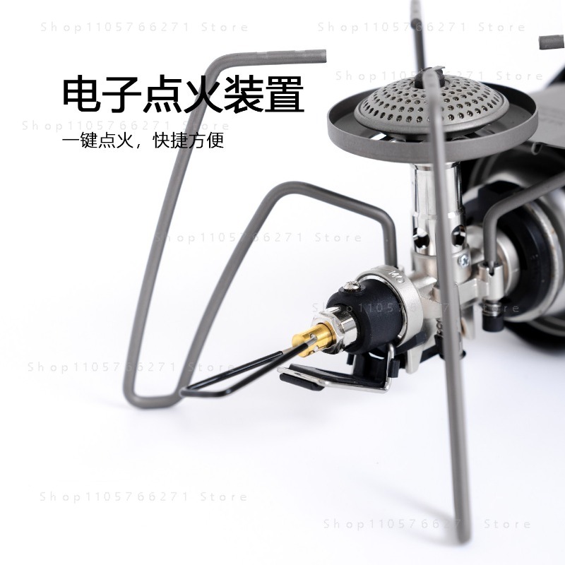 マイクロレギュレーター付きスパイダーストーブ、純チタン製ポー - Outdoor Camping Gas Stove のレビューと価格