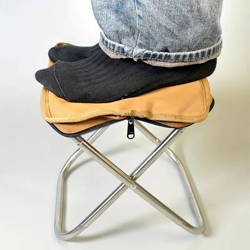 屋外折りたたみ筆箱小さなスツールポケットスツールポータブル釣 - Outdoor Camping Chairs Folding のレビューと価格