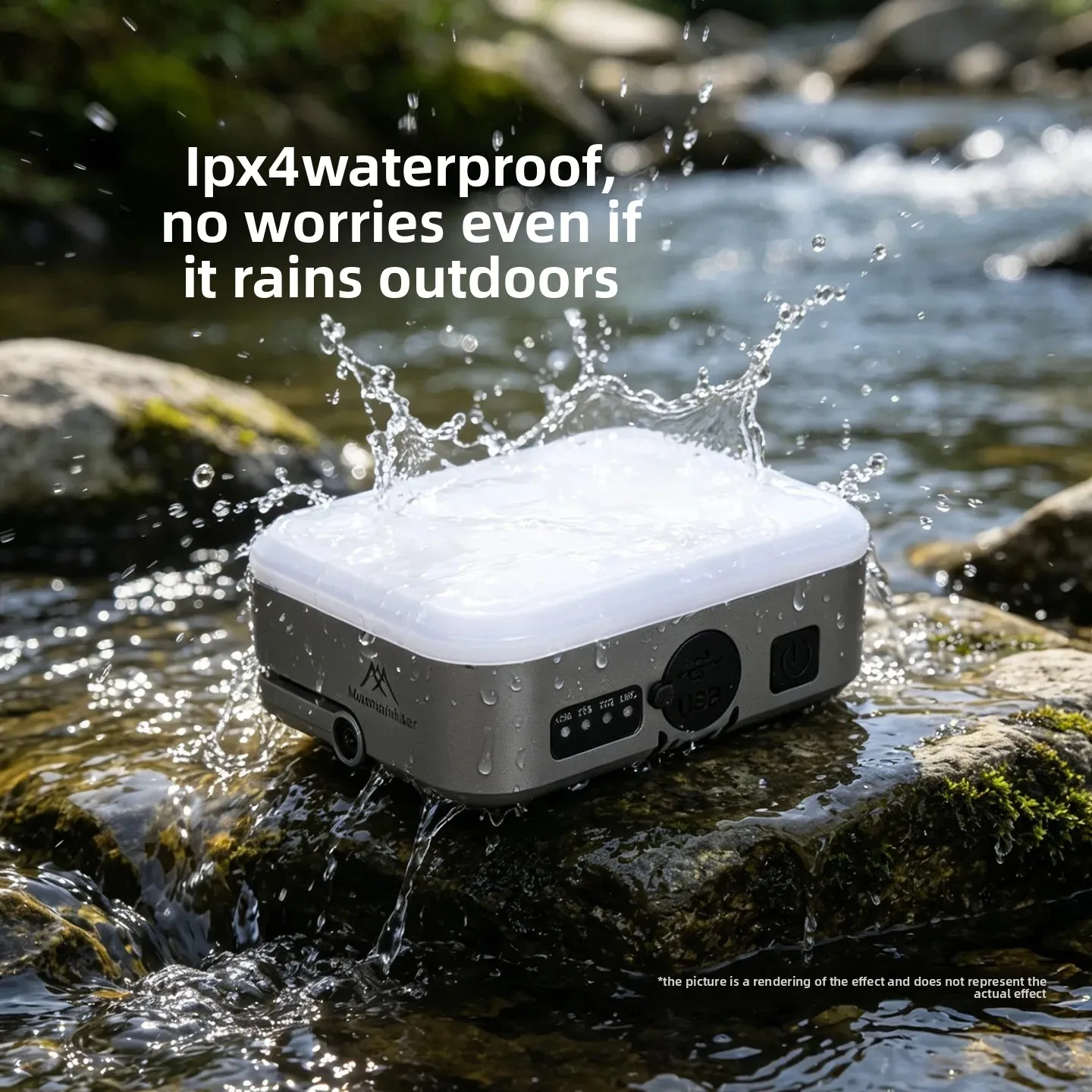 マウンテンハイカー 緊急照明 ソーラーキャンプライト ポータ - Camping Solar Lantern のレビューと価格