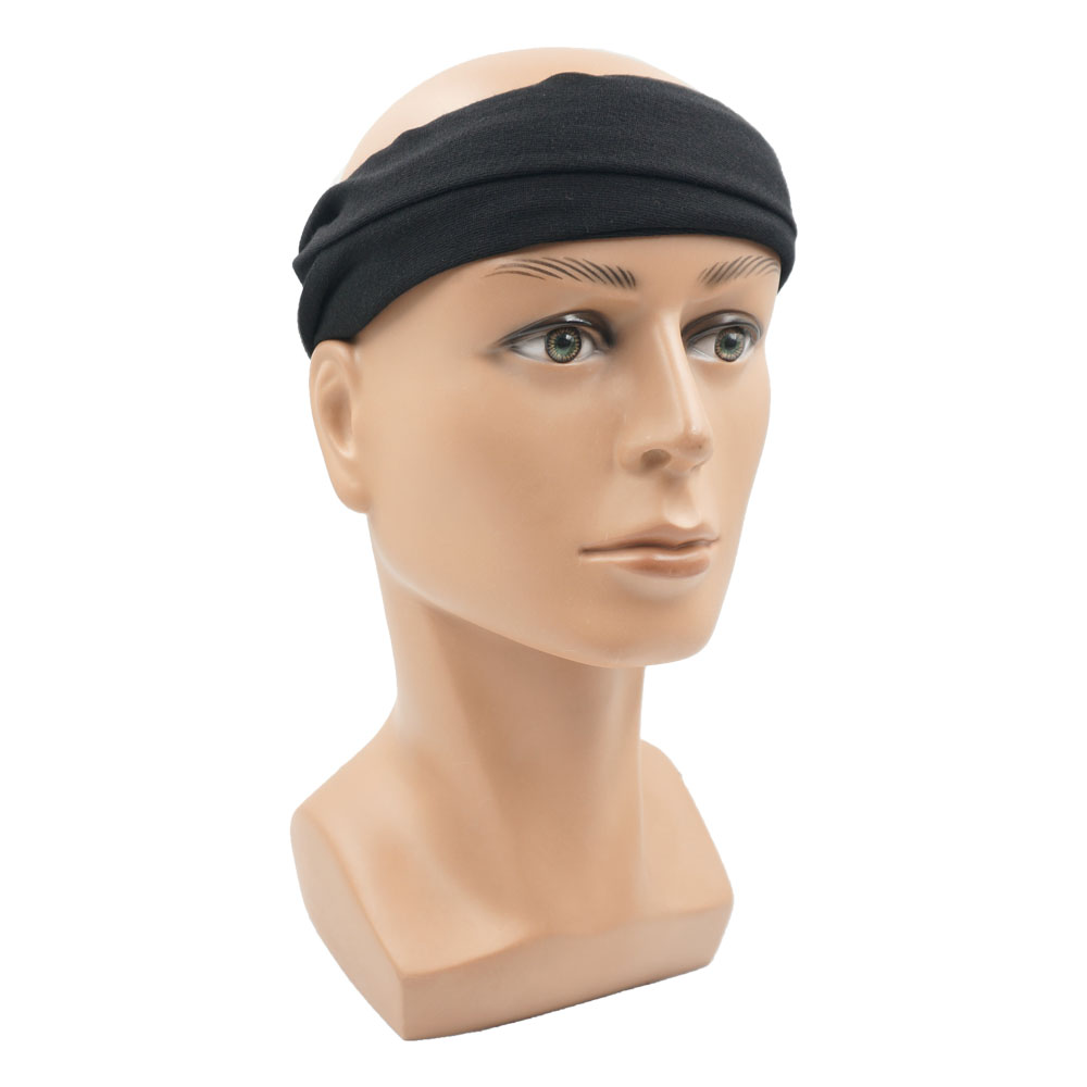 シームレスな無地バンダナ男性女性黒赤グレーヘッドバンドスカー - Outdoor Camping Essential Gear のレビューと価格