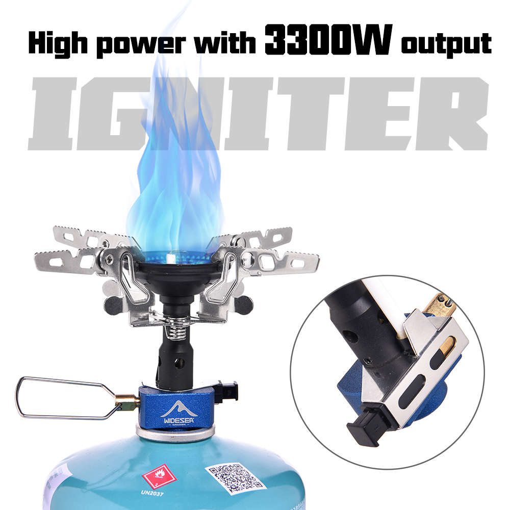 屋外キャンプ用ガスバーナー アウトドアストーブ 3300W  - Outdoor Camping Gas Stove のレビューと価格