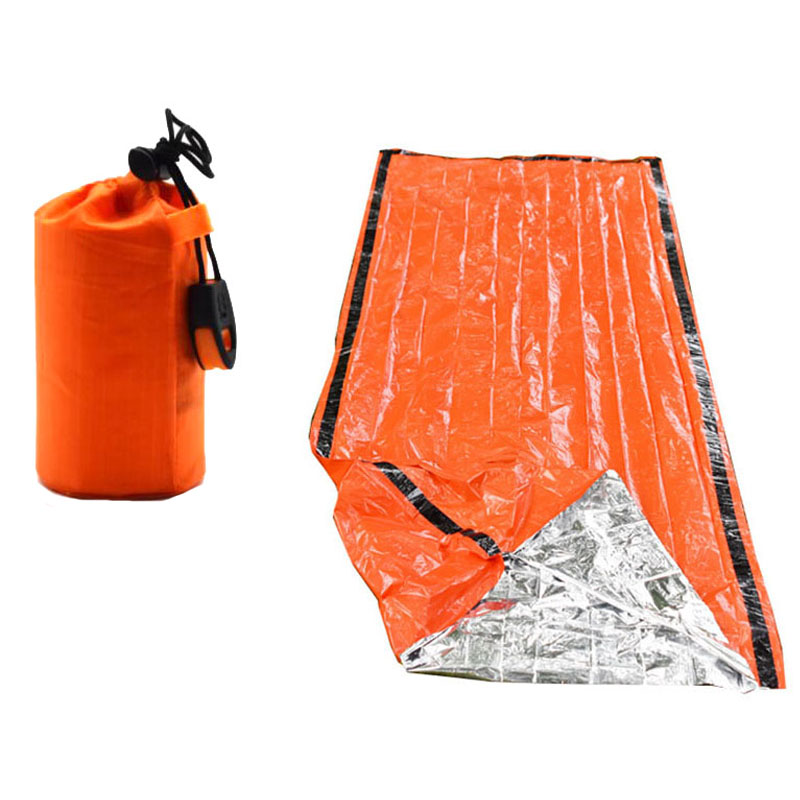 ポータブル防水緊急サバイバル寝袋屋外 EDC キャンプギアサ - Outdoor Camping Essential Gear のレビューと価格