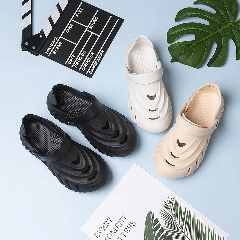 男性用と女性用のベアフットサンダル、アウトドアビーチシューズ - Outdoor Camping Slippers のレビューと価格