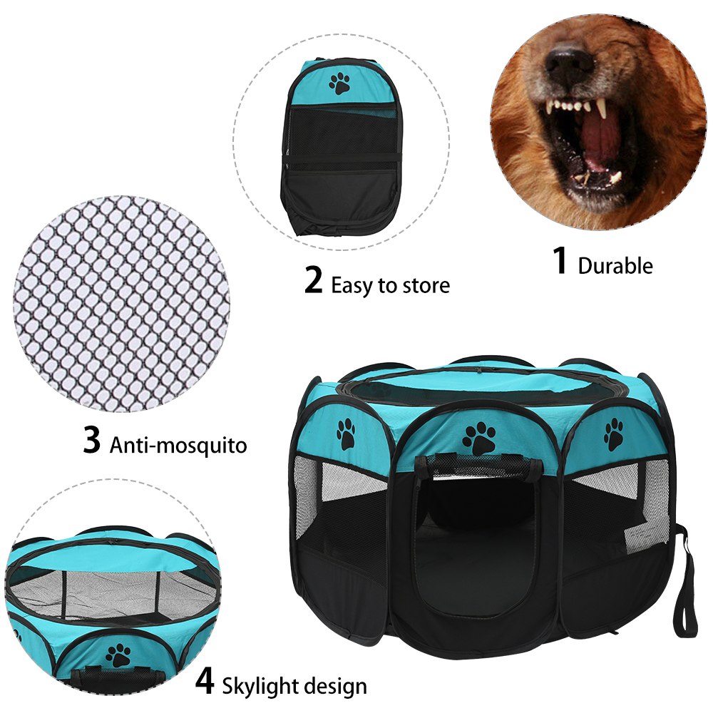 折りたたみペットテント犬小屋キャンプアクセサリーペットケージ - Outdoor Camping Dog Kennel のレビューと価格