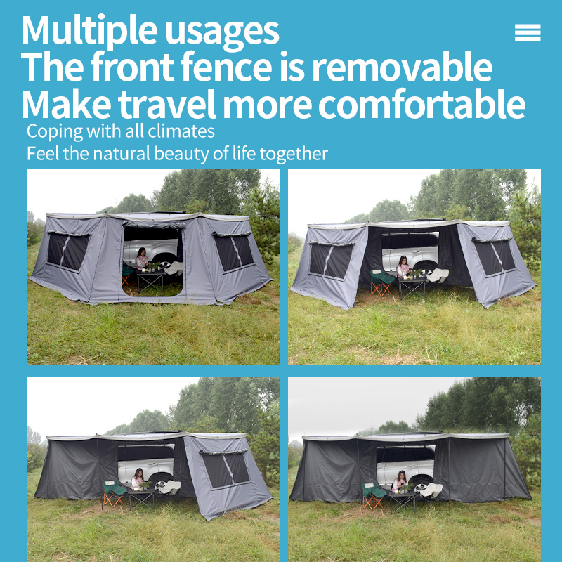車用オーニング 180度展開、4x4ルーフサイドオーニング（ - Outdoor Camping Awning のレビューと価格