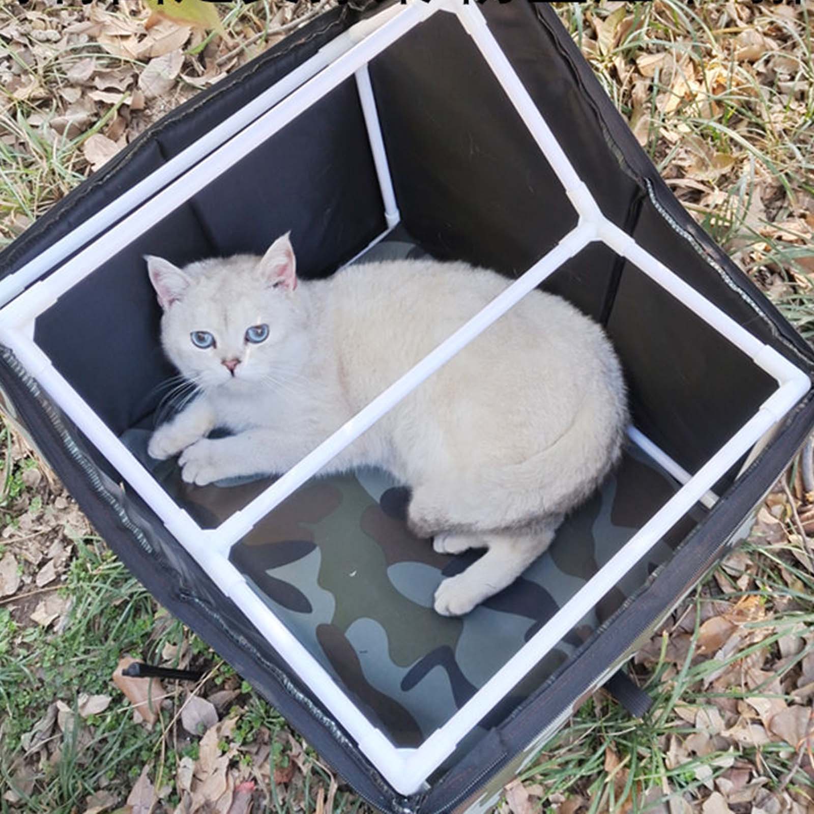 野生のペット小屋 洞窟ハウス 屋外猫ハウス 防雨 組み立て簡 - Outdoor Camping Dog Kennel のレビューと価格