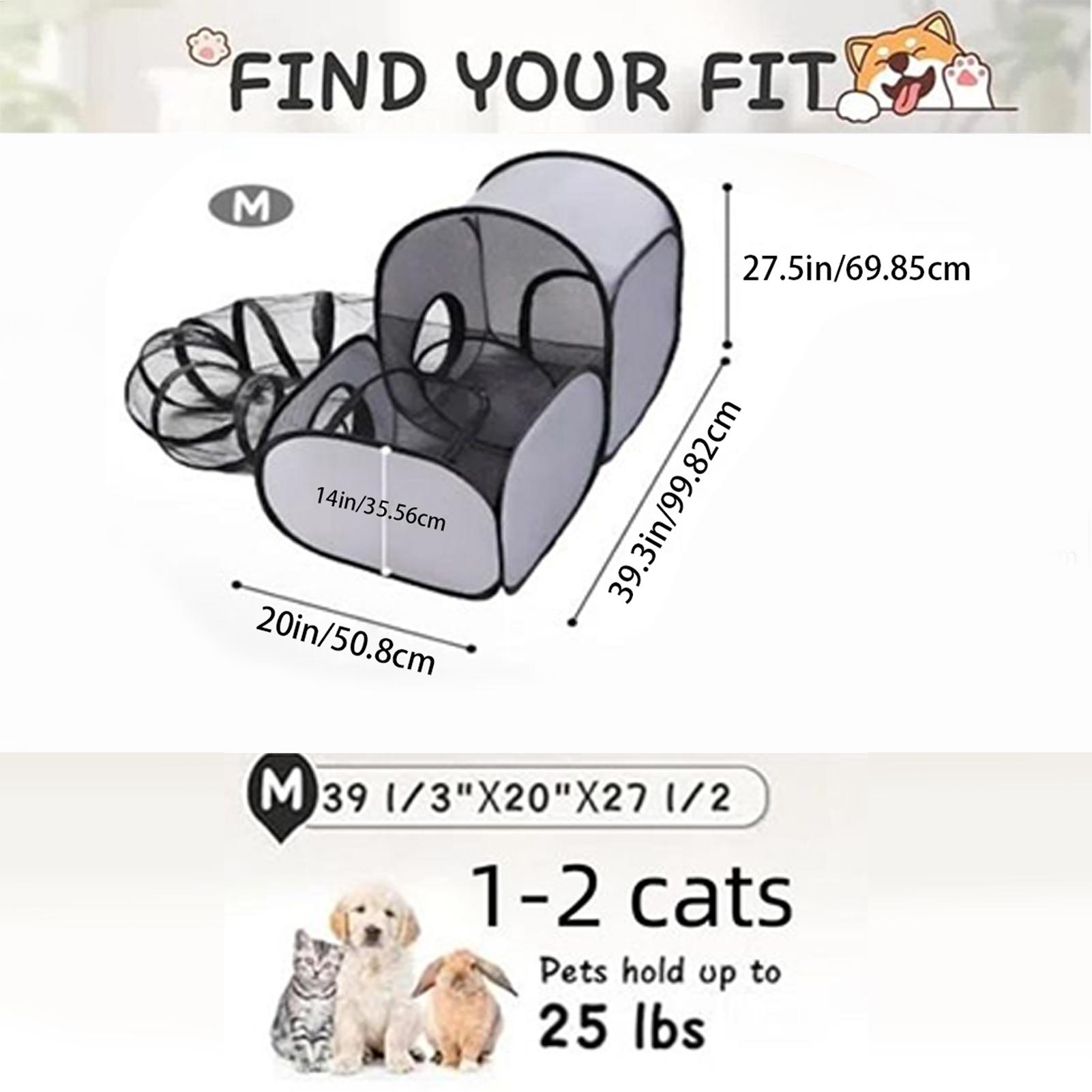2025年式犬用フェンス（周囲トンネル付き）、屋外/屋内用猫 - Outdoor Camping Dog Fence のレビューと価格